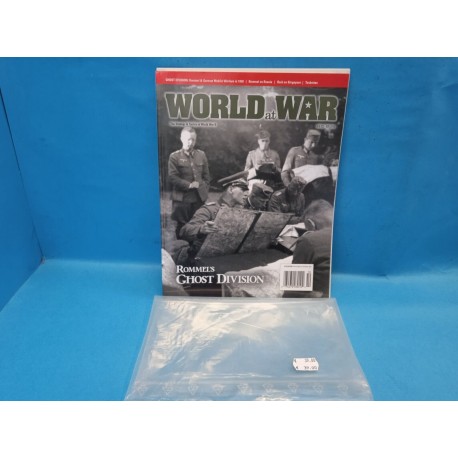 World at War Rommel's Ghost Division Historical Game Vintage Nuovo