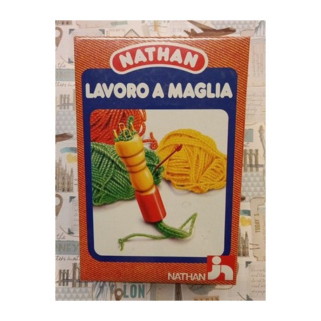 Gioco Creativo Lavoro A Maglia NATHAN '80 Vintage