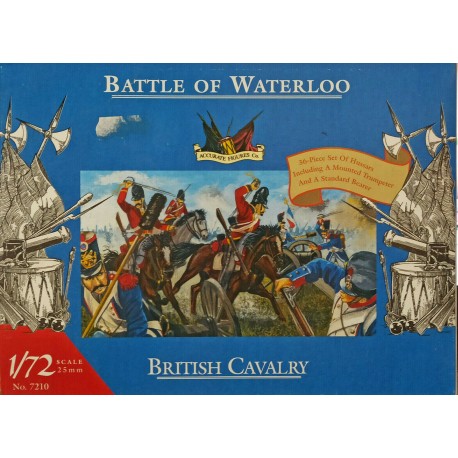 British Napoleonic Cavalry - Plastic Figures - 1:72 Accurate (Airfix Reprint)