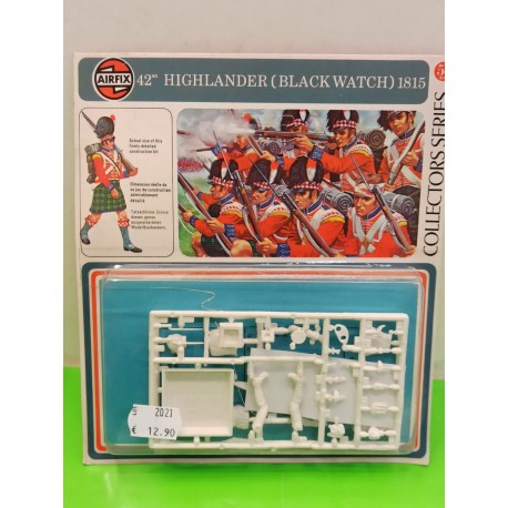 Highlander Soldiers Black Watch 1815 Collectors Serie Plastic Model Kit Airfix