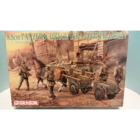 Panzer Schreck Infanteriekarren  8.8 cm Model Plastic Kit Cod 6104 1:35 Dragon