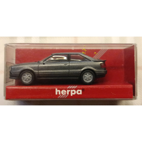 AUDI COUPE' - DARK METAL - plastic model - 1/87 H0 - Herpa art.031080