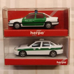 OPEL DEUSTCHE POLIZEI - lotto DUE modelli - Vectra - 1/87 H0 - Herpa