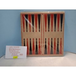 Backgammon in metallo calamitato Giochi da Tavolo Dal Negro Vintage