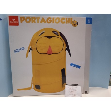 Portagiochi in tessuto Pop Up  cm 43x 80 Dal Negro Nuovo Sigillato