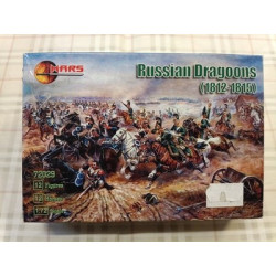 Russian Dragoons 1812-15 Napoleonic War 24 Figures Soldiers 1/72 Mars N°72029