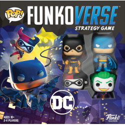 Funkoverse Strategy Game: DC 4 Pack - Funko Game 100