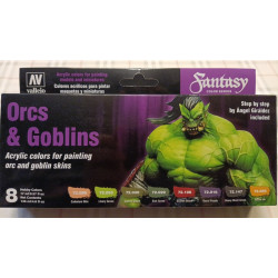 Vallejo Game Color Set ORCS & Goblins 8 x colori 17 ml. Vallejo