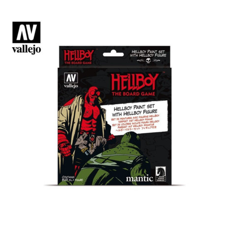 Set Vallejo Model Color 8 x (17 ml.) Hellboy il gioco da tavolo + Hellboy mini
