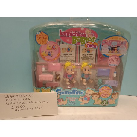 Le Gemelline Konnichiwa Sophie Ella Abigail Emma Dolls Giochi Preziosi Vintage