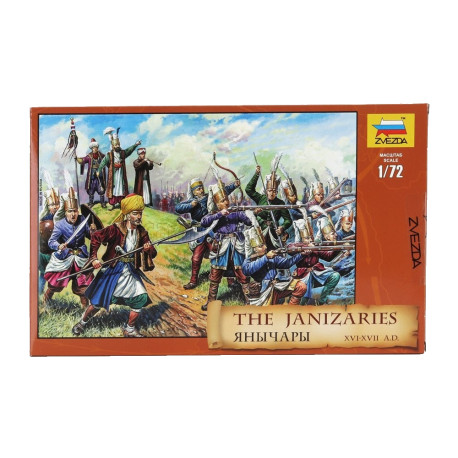 The Janizaries Figures - Soldatini Toy Soldiers 1:72 Art 8050 Zvezda
