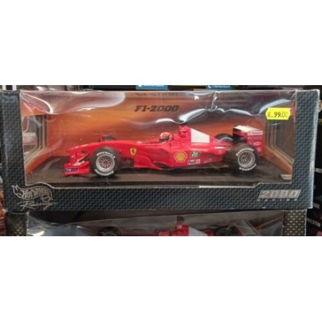 Ferrari F2000 M.Schumacher -3 Die Cast Model 1/18 Hot Wheels Racing Mattel 26737