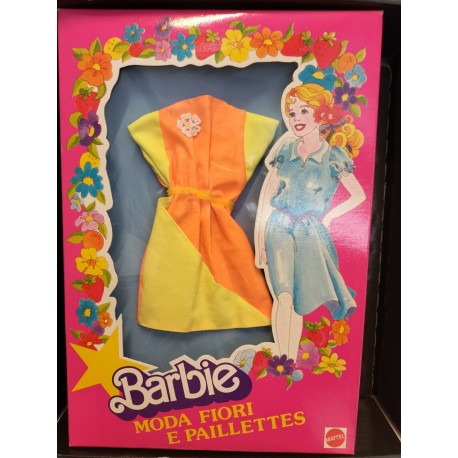 Barbie - Abiti Moda Fiore e Paillettes - Accessories - Cod. 8380 - Mattel