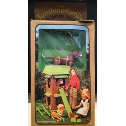 Sunshine Family Gli Animali con Cuccia Cane manca il Gatto Mattel Vintage