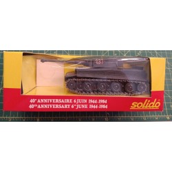 German WWII Tiger-  Die Cast Model 1/50 40° Anniversaire 6 Juin 44-84 Solido