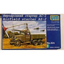 Russian WWII Airfield Starter Truck AS2 Plastic Model Kit 1/72 UM N°321