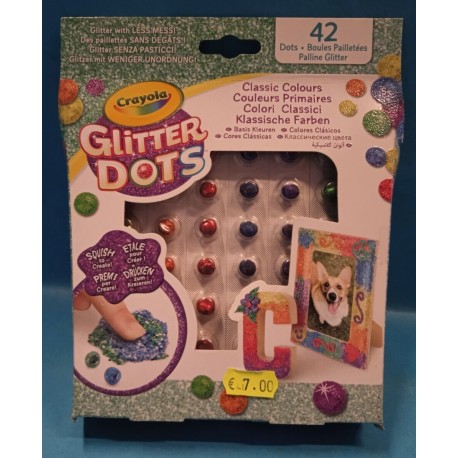 Glitter Dots Crayola Gioco Creativo e Manuale Nuovo Vintage