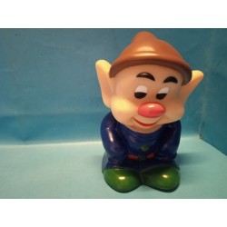 Cucciolo dei 7 Nani in Gomma 23 cm Globo Vintage Nuovo senza scatola