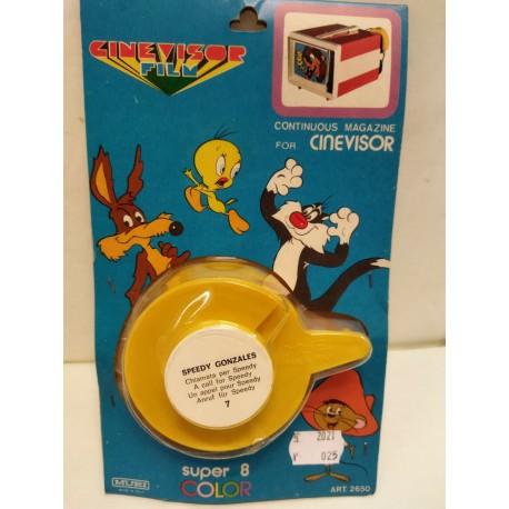 Cinevisor Film a Colori Speedy Gonzales -7 Super 8 Color Art 2650 Mupi