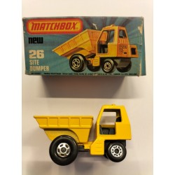 Site Dumper 26 Matchbox 75 Superfast Die Cast Model Vintage New