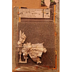 Warhammer 40K Grey Knight Brother Captain Stern metallo raro nuovo