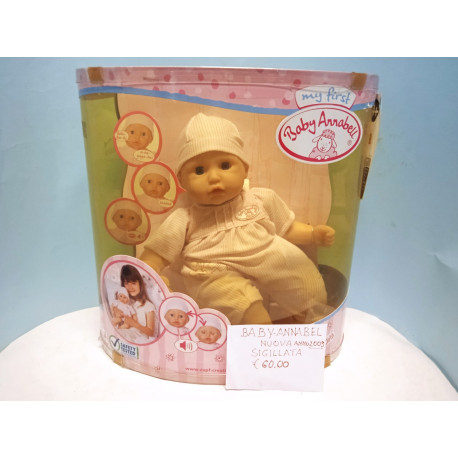Bambola Baby Annabel My first Doll Nuova con Etichetta  Zapf Creation 2009