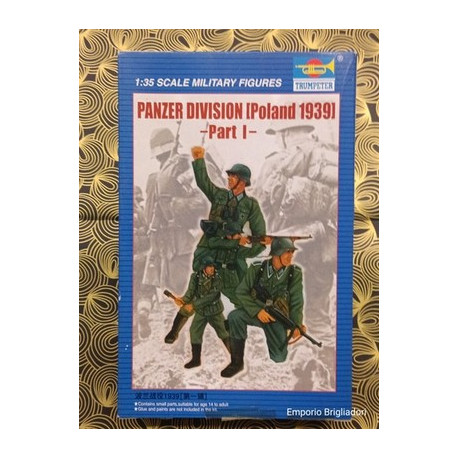 German Panzer Division (1939) WWII p.1 - Plastic Model Kit 1:35 Trumpeter 00402
