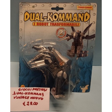 Dual Kommand Tyranno Kommand i Robot Trasformabili Giochi Preziosi Vintage Nuovo