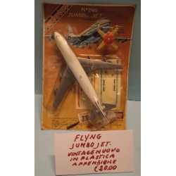 Flyng Jumbo Jet Appendibile Plastic Model Joy Toys Vintage Nuovo