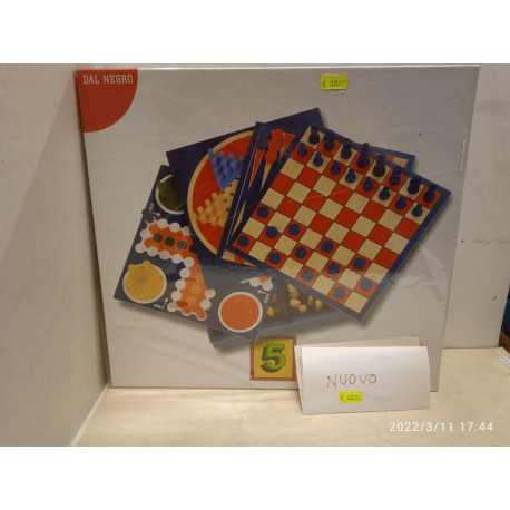 5 Giochi Classici Dama Scacchi Ludo Backgammon Giochi da Tavolo Dal Negro