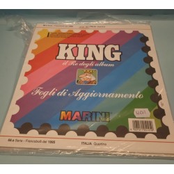 King Album Francobolli Marini Serie 68a 1995 Fogli aggiornamento Nuovo Sigillato