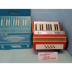 Fisarmonica Giocattolo Giaccaglia Musica Gioco Vintage Nuova scatola Originale